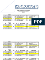 Semester 2 Jadwal Kuliah Daring Semester Genap 2022-2023 Termin 1