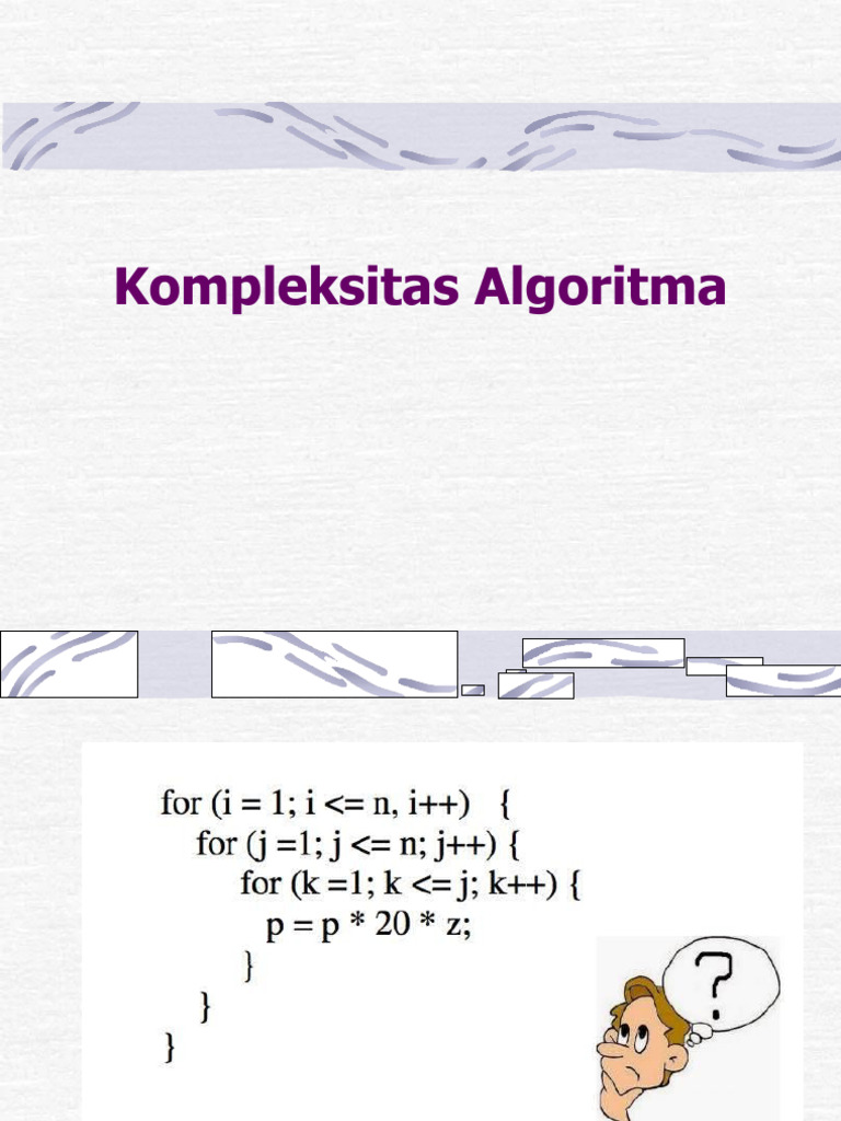 Kompleksitas Algoritma | PDF
