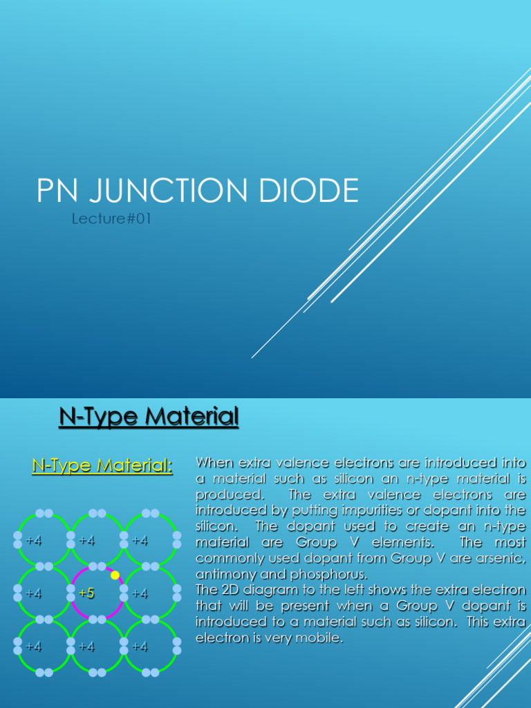 PN Junction Diode Lecture1 | PDF