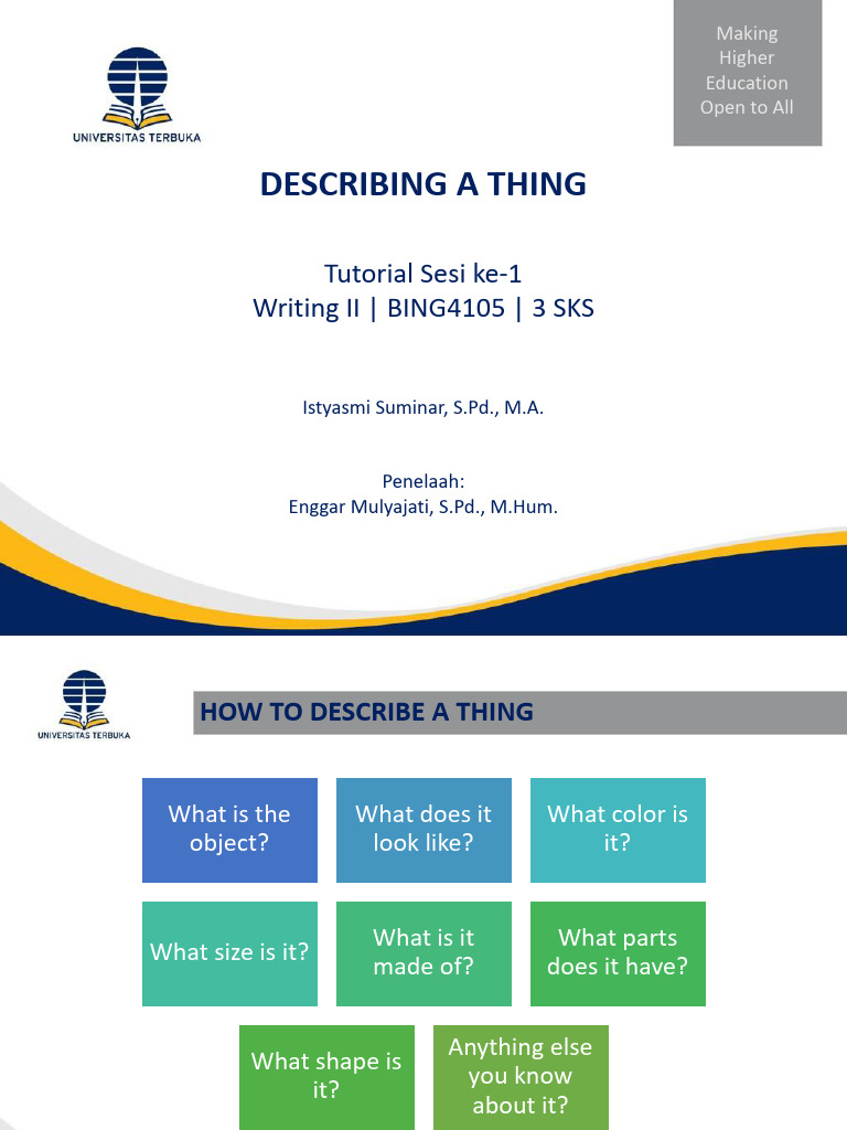 Writing Descriptive Text Guide | PDF | Adverb | Adjective