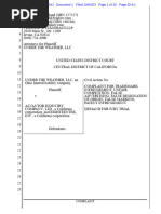 Kryptek Outdoor Group v. Reel Wicked Apparel - Complaint | PDF