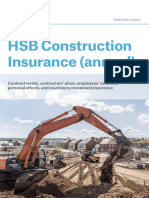 HSB Construction Insurance Annual ROI