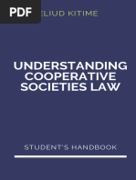 Eliud Kitime, Understanding Cooperative Societies Law