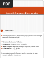 Assembly Language Programming Lab Edited For Ext