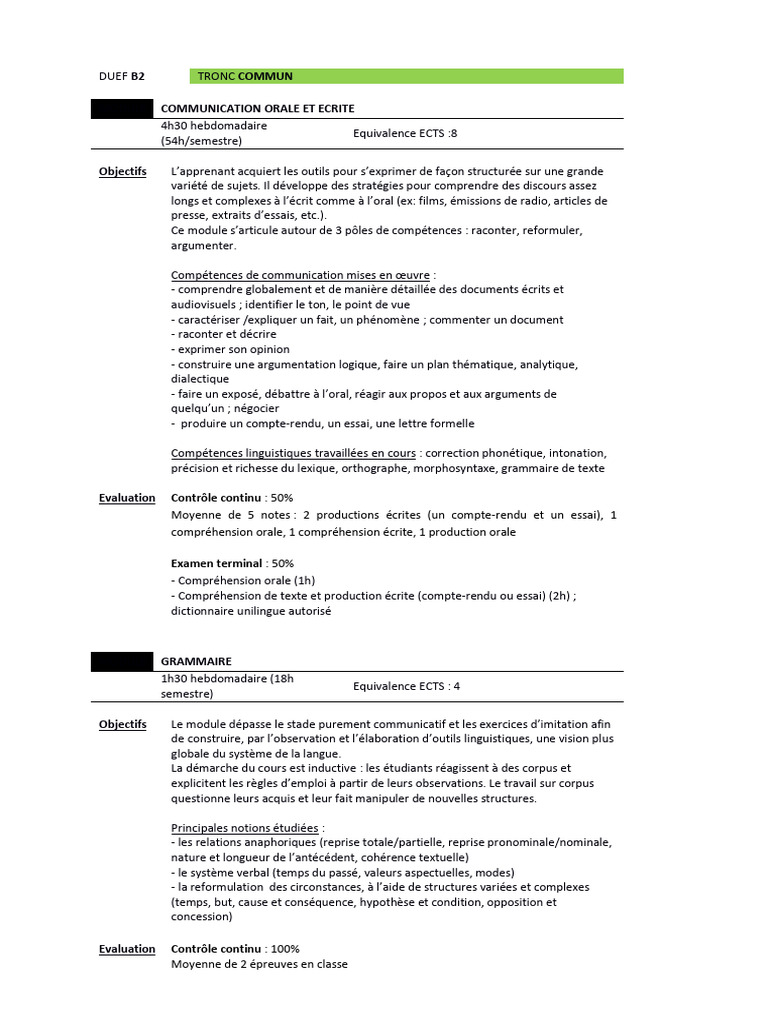 DUEF B2 : Communication et Culture | PDF | Pédagogie | Média ...