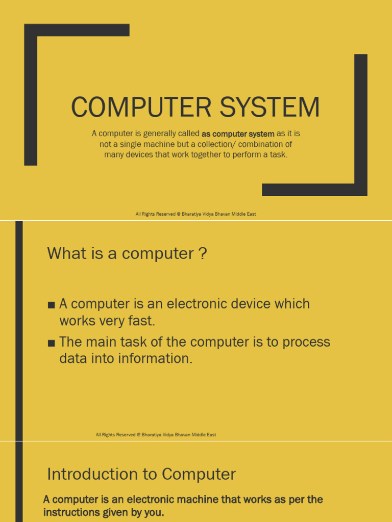 COMPUTER SYSTEM | PDF