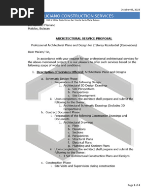 MALOLOS BULACAN SERVICES PROPOSAL
