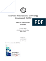 Marketing Case Analysis of "Aci Aerosol"