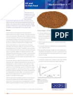 Determination of Oil and Moisture Content in Fish Feed