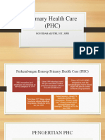 Primary Health Care (PHC) : Rosyidah Alfitri, SST., MPH