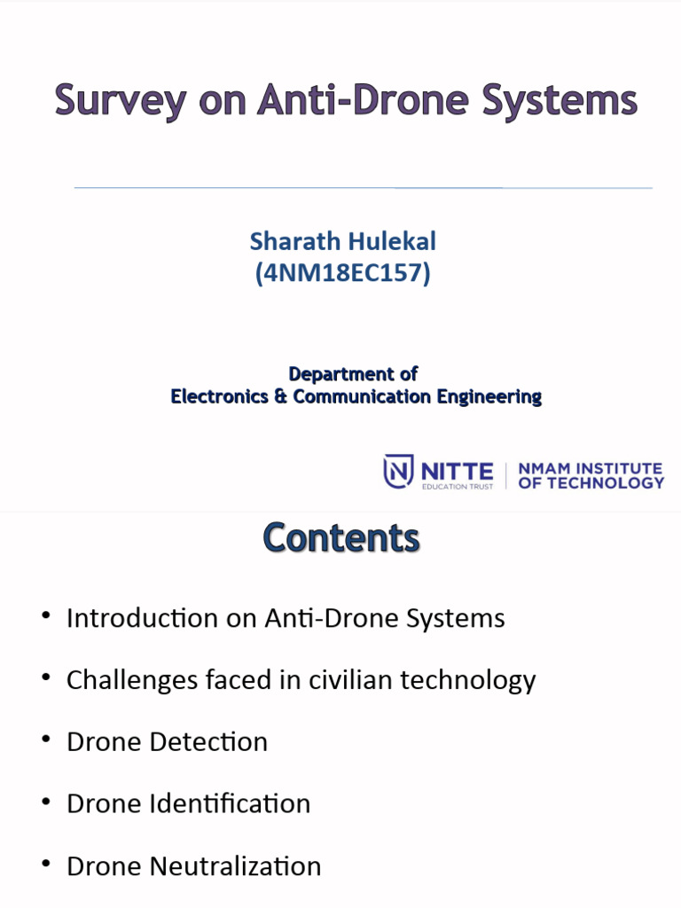 Seminar PPT Template New PDF Unmanned Aerial Vehicle Anti Aircraft Warfare