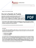 Día de La Batalla de Puebla - Portal Ciudadano Del Gobierno Del Estado de México