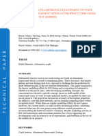 Collaborative Developmentof Finite Element Models For Honeycomb Crash Test Barriers