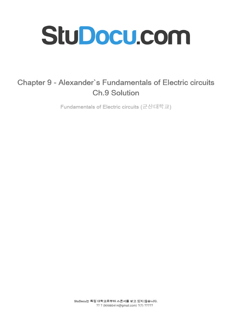Nodal Analysis Solutions for Circuits | PDF | Physical Quantities ...