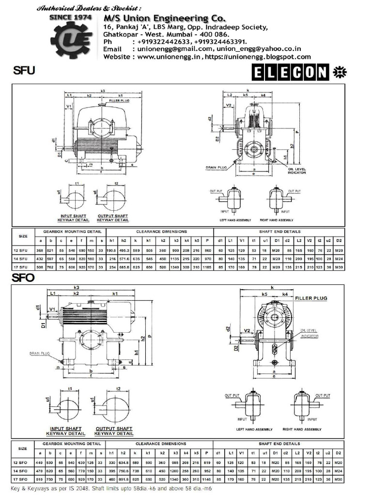 Elecon Heavyduty Gearbox Catalogue PDF