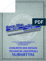 Mix Design Submittal