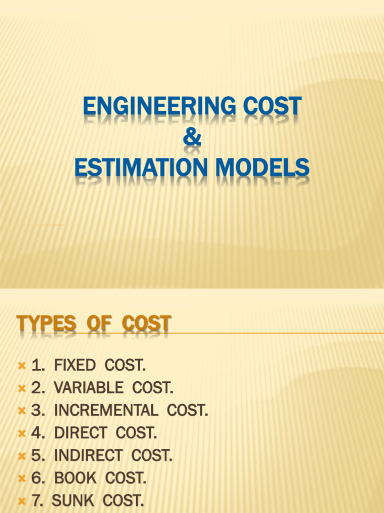 Engineering Cost | PDF | Opportunity Cost | Cost