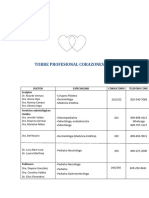 LISTADO DE DOCTORES  EN CONSULTA.