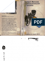 Marcuse Herbert Contrarrevolucion y Revuelta PDF
