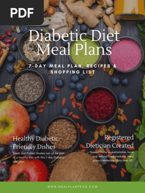 7-Day Diabetic Meal Plan
