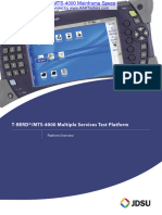 Jdsu Mts-4000 Mainframe Specifications Spec Sheet