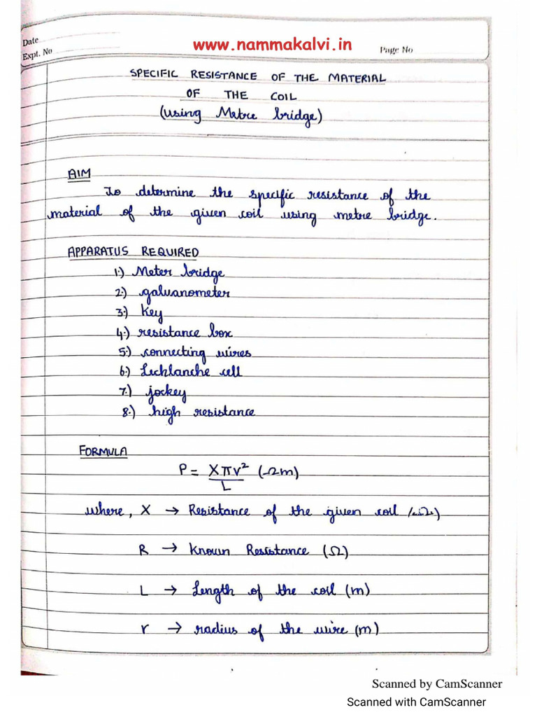 12th Physics Record1 PDF