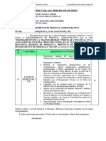 009 Requerimiento de Personal Administrativo