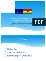 Trade Opportunities and Exports Procedures To EU