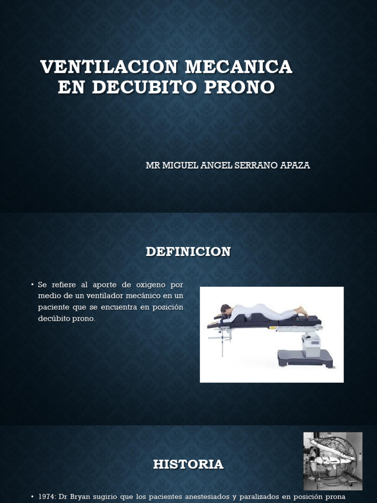 Ventilación Mecánica en Decúbito Prono | PDF