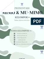 MIMO Dan MU-MIMO (Kelompok 4)