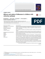 Efficacy and Safety of Felbamate in Children With Refractory Epilepsy