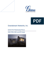 Grandstream Networks, Inc.: GXV3175 IP Multimedia Phone Gmi HTML SDK and Api Guide