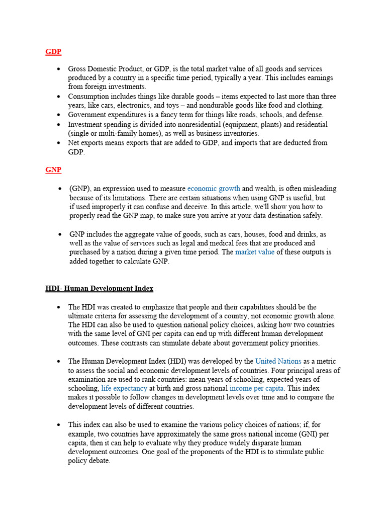 Economic Indicators of DevelopmentDone PDF