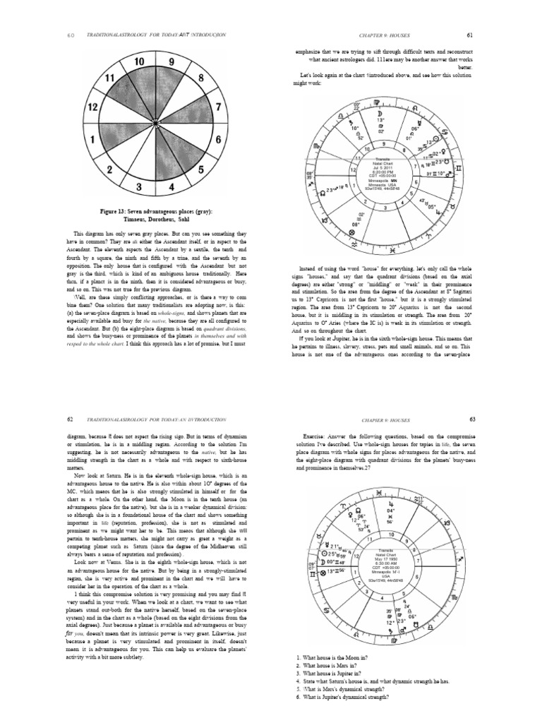 Introduction To Traditional Astrology (1) 36 71 | PDF | Physical ...