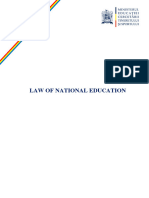 Romania Law of National Education