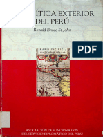 La Politica Exterior Del Peru. St. John