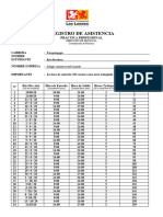 REGISTRO DE ASISTENCIA 2020 Lista