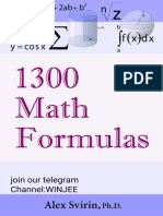 1300 Mathematics Formula - PDF (WWW - Nicolatezlaa.blogspot