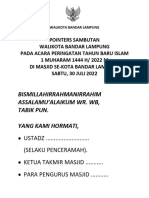 30 - Peringatan 1 Muharam Masjid Se Kota Bandar Lampung 1444 H