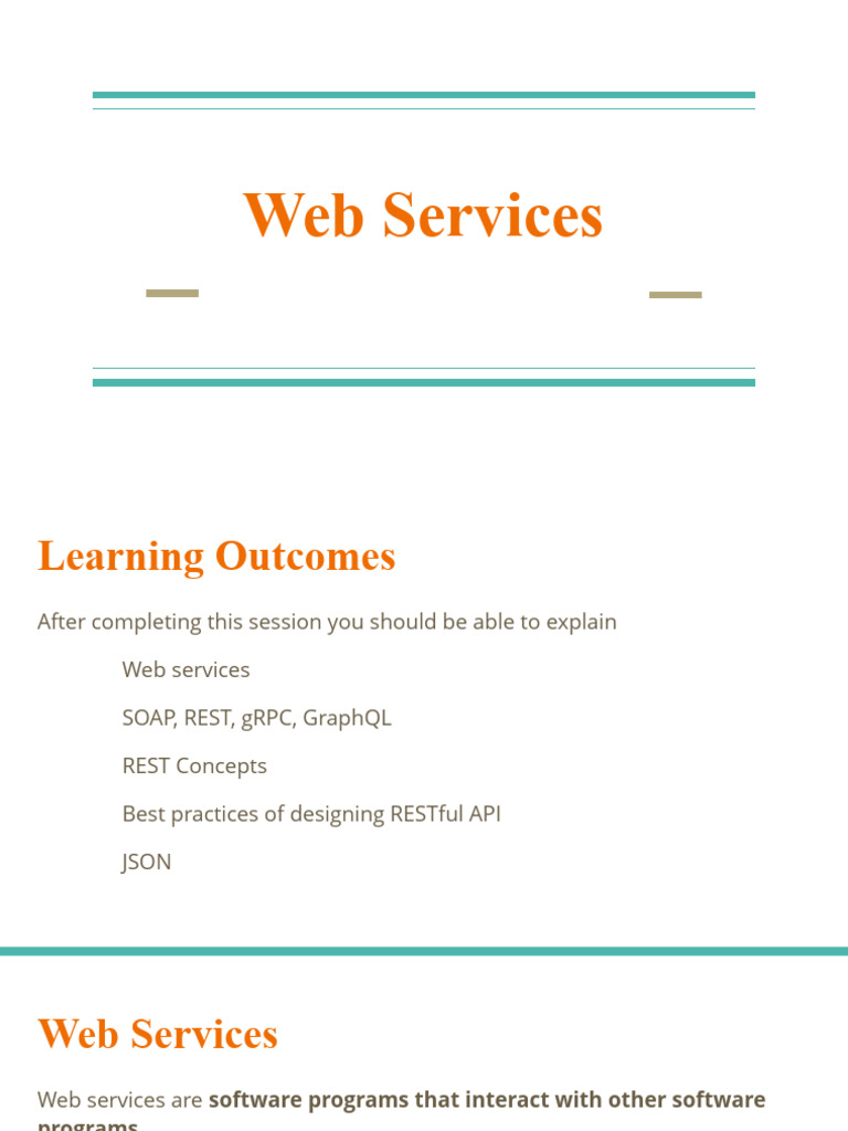 Understanding Web Services: SOAP & REST | PDF
