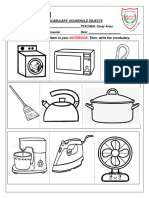 2°grade Activity Household Objects