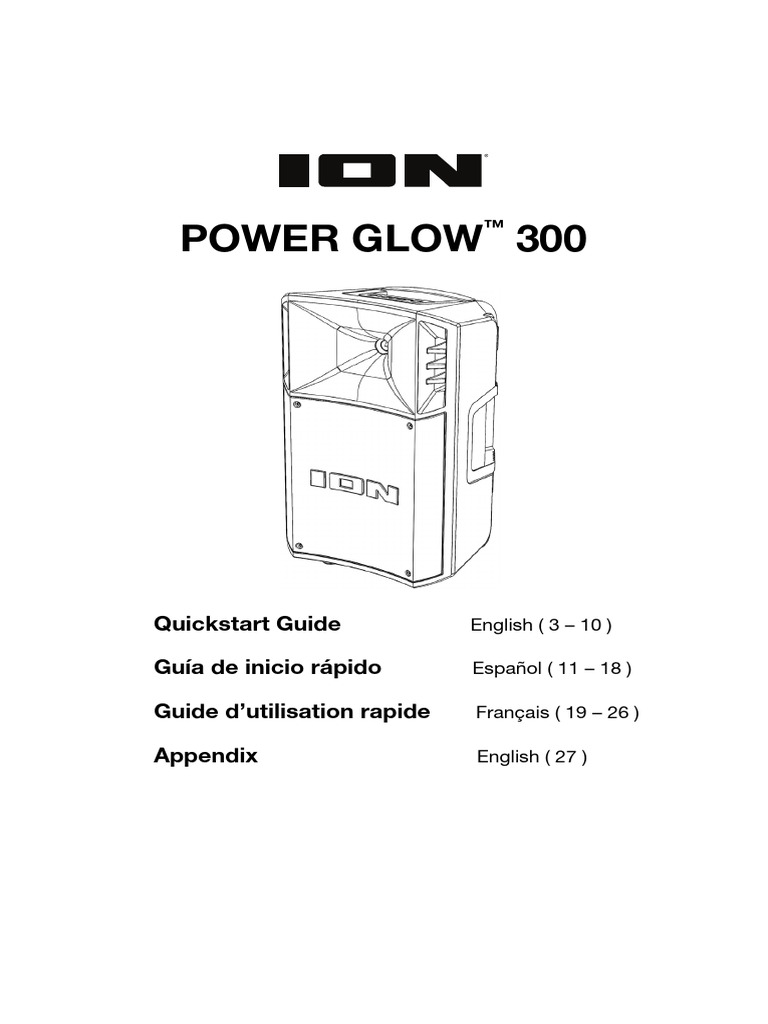 Power Glow 300 User Guide v1.1 PDF