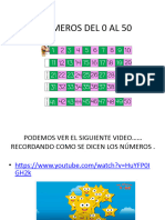 Números Del 0 Al 50