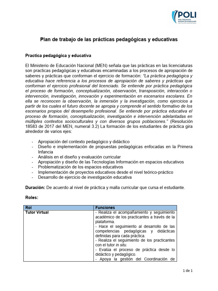 Plan+de+Trabajo+de+Las+Pr%C3%A1cticas+Pedag%C3%B3gicas+y+Educativas+ ...