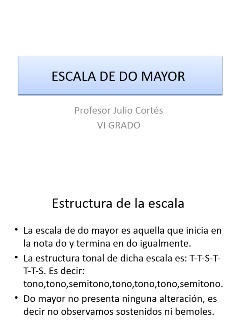 Escala de Do Mayor 2 | PDF
