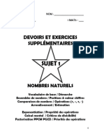 Exercices Nombres Naturels