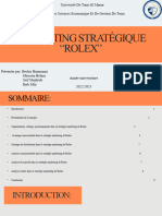 Marketing Stratégique Rolex