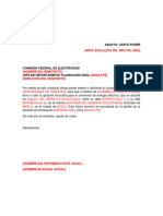 (Folio No.) (Carta Poder) - CP Folio No.
