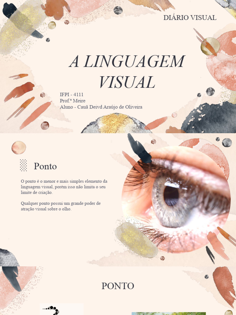 Elementos do Diário Visual | PDF | Cor | Linha (Geometria)