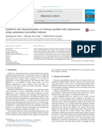 2014 - Synthesis and Characterization of Chitosan Grafted With Polystyrene Using Ammonium Persulfate Initiator